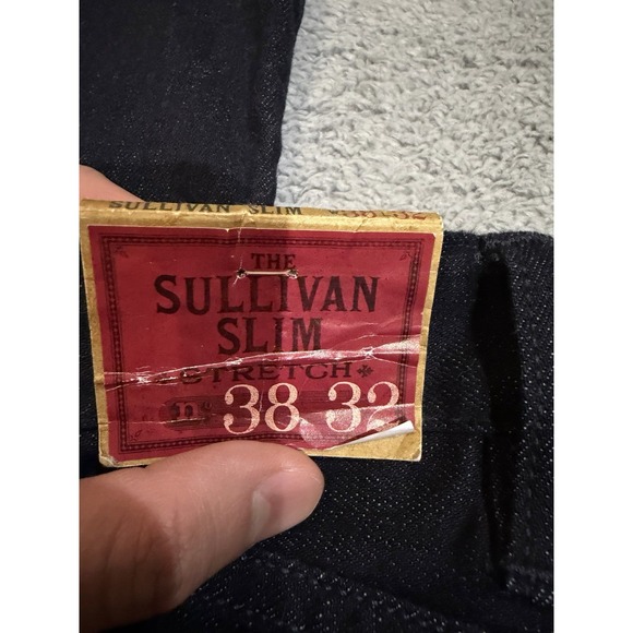 Polo Ralph Lauren Authentic Dungarees 38x33 Jeans Sullivan Slim Dark Wash *READ - Picture 9 of 13